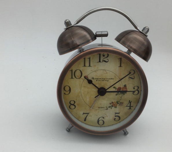 Ringing Alarm Clock 3.5-inch Double Ring Bell Shell Of Metal Copper