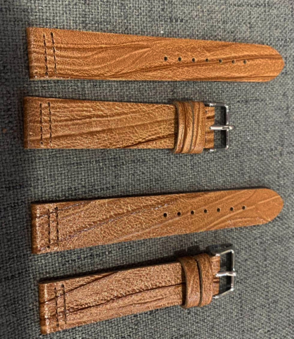 Cork Natural Wood Leather Strap Custom Made For Style And Sizes