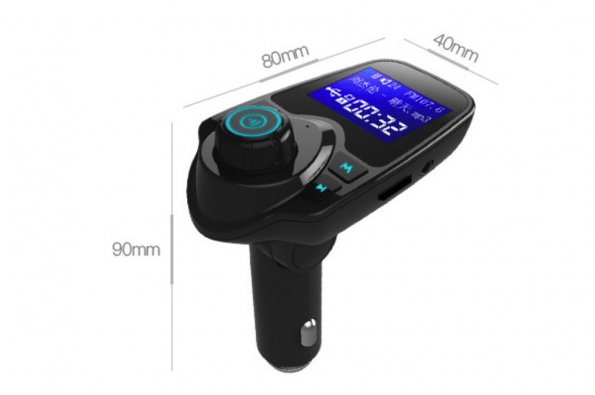 MP3 Bluetooth Player Car Charger FM Radio Hand-free Speaker