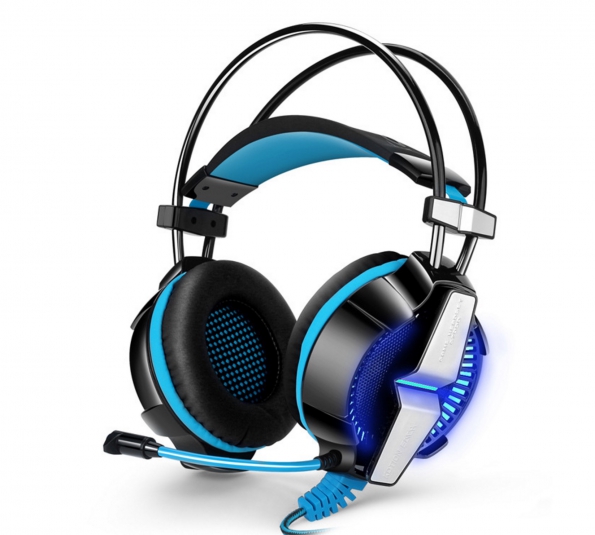 PC Computer Gaming Headset Over-ear Headphone 7.1 Channel LED