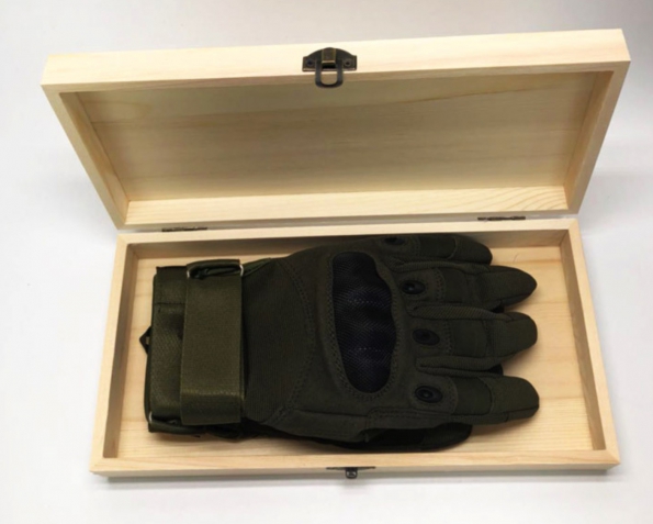 Wood Box Gloves Packaging High-grade Wooden Made