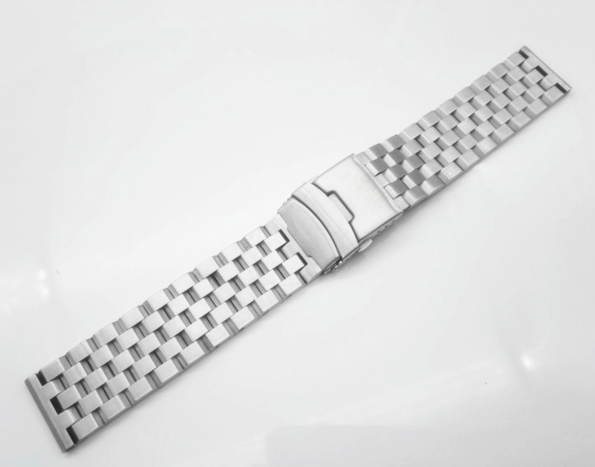 Thicken Stainless Steel Watch Band 3.5mm Thick Solid Style 5-beads