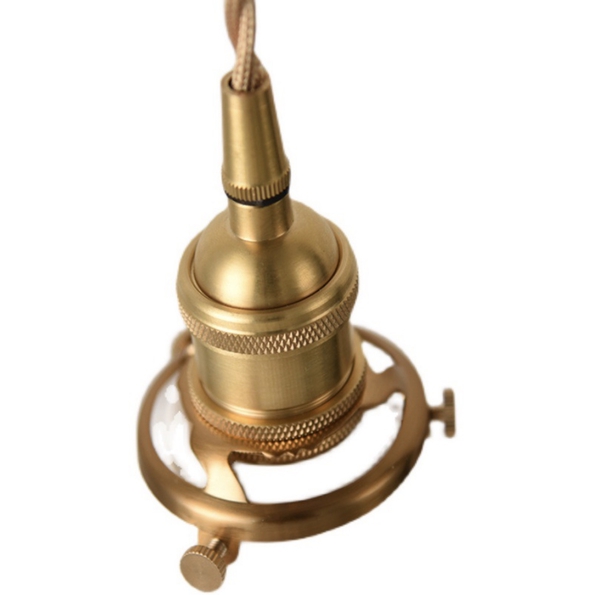 Brass E14 E27 Light-head Holder Retro Lamp Scratch Lighthouse