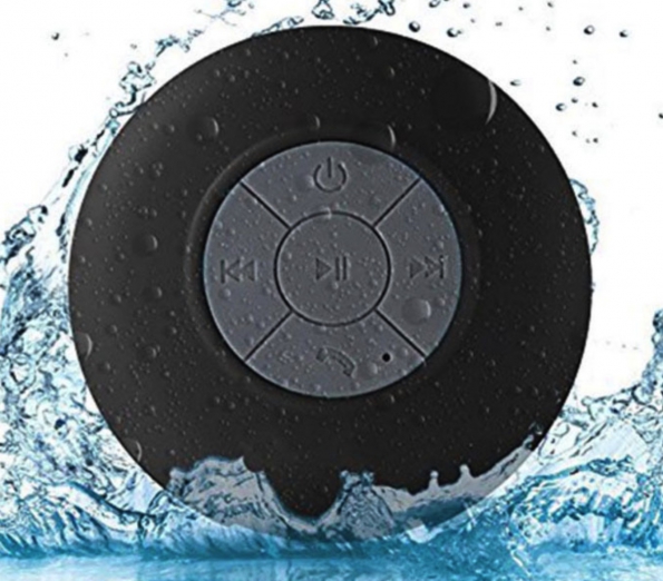 Suction Cup Bluetooth Speaker Waterproof Bathroom Portable Speaker
