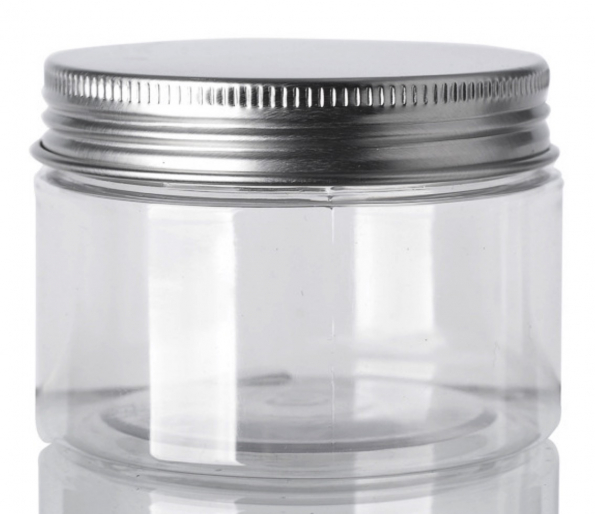 100ml Clear PET Jar Neck Size 68mm PP/Aluminum Lid