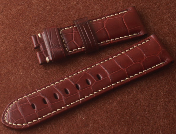 Genuine Alligator Watch Leather Strap 24mm 26mm
