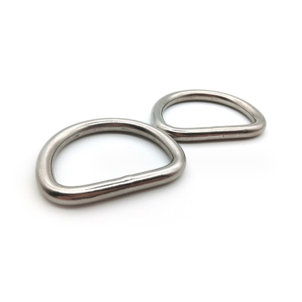 Stainless Steel Solid D-Rings Welding Connection
