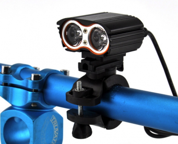 Bike LED Light 360 Degree Rotating Stand IP65 Waterproof Brightness Adjustable