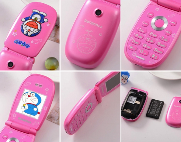 Flip Style Kids Phone Colorful Design Big Battery 1000mAh