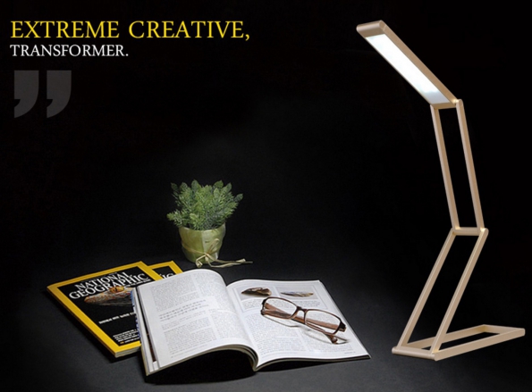Ultra Thin Foldable Portable LED Rechargeable Lamp Perfect Gift Lamp Free Folding Design Carrying Very Convenient