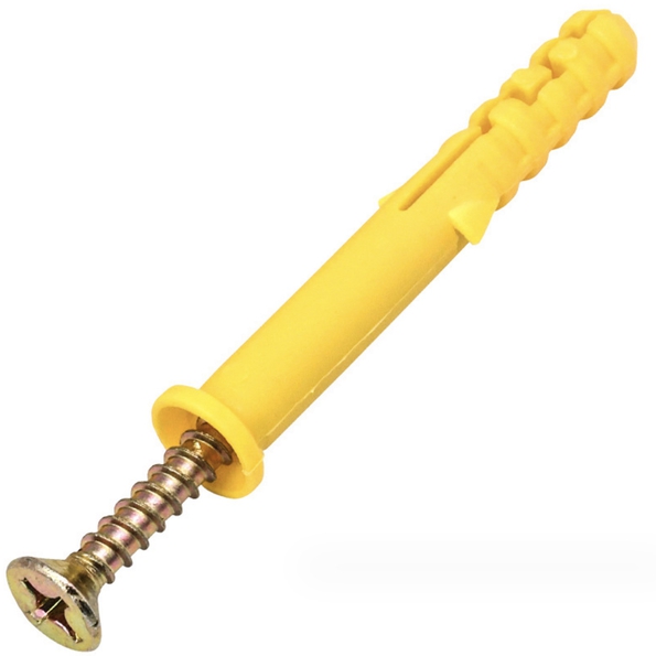 Expansion Plastic Yellow Screw Self-inflicted Inflated Stainless Steel