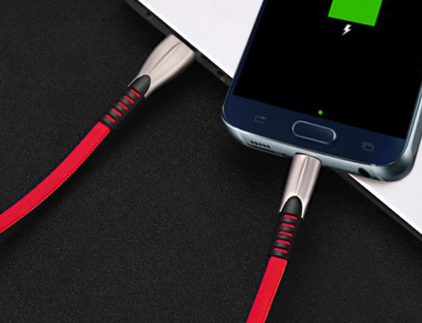 Strong Braided Alloy With TPE USB Data Cable