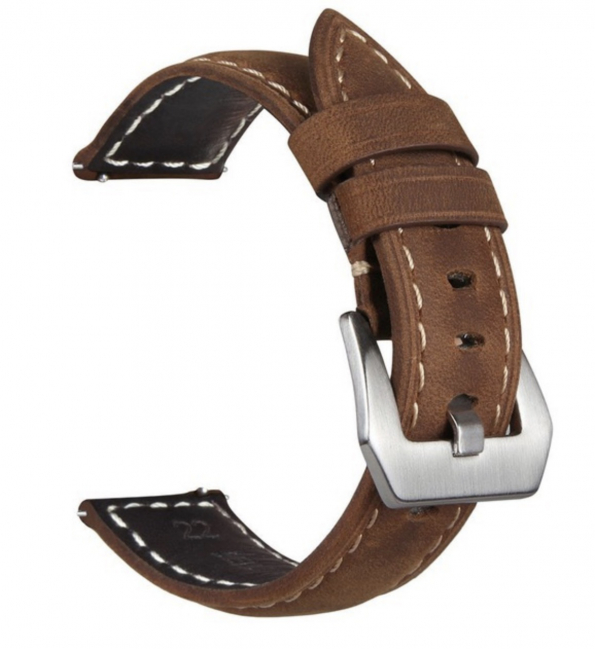 Special Watch Leather Strap Of Hand Rubbed Leather Style