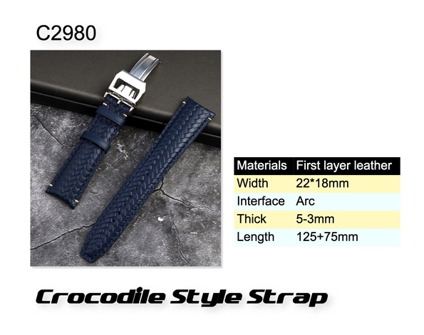 Arc Interface Crocodile Strap